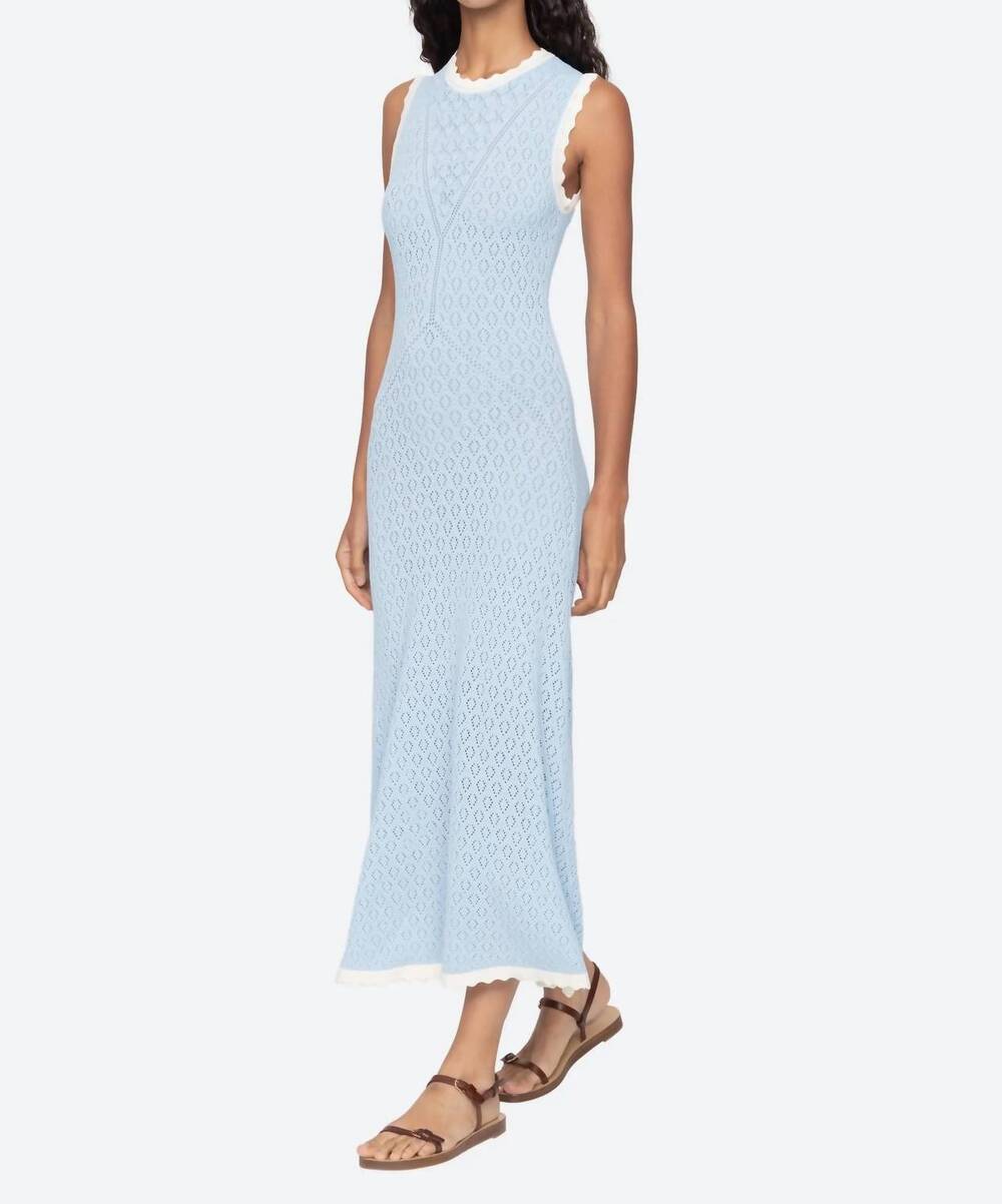 NEW SEA georgia dress in blue